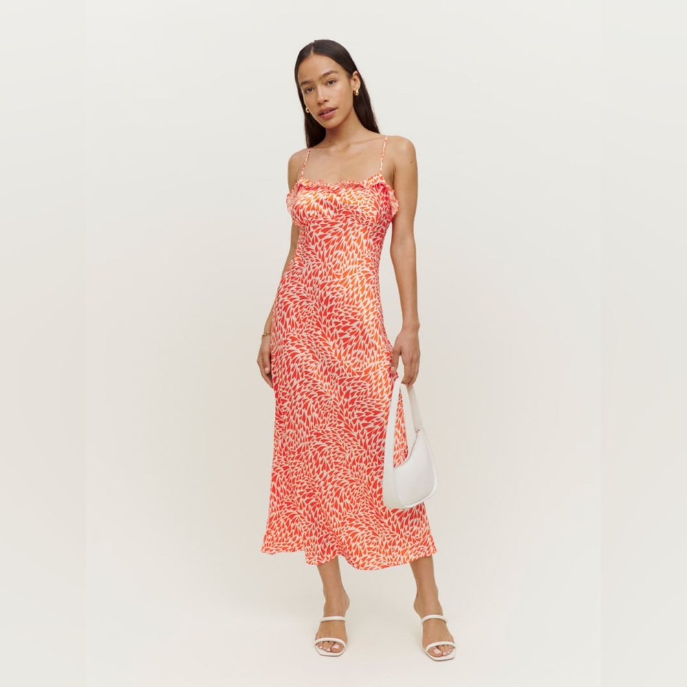 Reformation Aribella Silk Dress